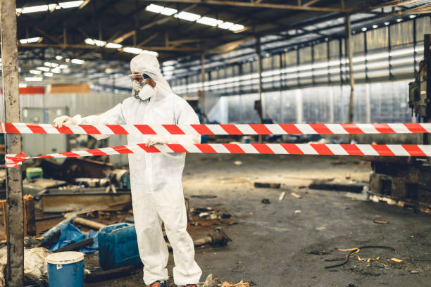 Professional Biohazard technician working in Lumberton, NJ